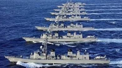 قطع بحرية من الأسطول الخامس للبحرية الأميركية في الخليج 